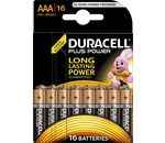 DURACELL Batterie Plus Power Alkaline MN2400 Micro AAA LR03 1,5V 16er-Bli