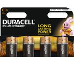 DURACELL Batterie Plus Power Alkaline Baby C LR14 1,5V 4er-Bli
