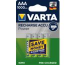VARTA Recharge Power Akku NiMH Micro AAA HR03 1,2V 1000mAh 4er-Blister