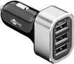 Auto Ladegerät Auto Ladegerät 3xUSB schwarz 16,5W max.5.5A (12/24V)
