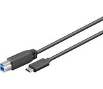 USB 3.0 SuperSpeed Kabel > USB C; USB 3.1 C/B 3.0 0100 SCHWARZ 1.0m