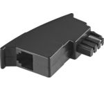 TAE Adapter ; TEL ADAP TAE-F/6P4C BLACK