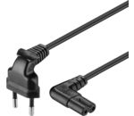 Netzkabel 0,3 m, Schwarz; NK 104 S-030 TV 0,30m schwarz