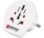 SKROSS Country Adapter World to EU weiß; SKROSS Country Adapter World to EU weiß