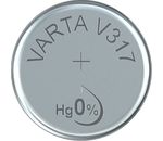 VARTA Watch Knopfzelle Uhrenbatterie Silberoxid V317 SR62 SR516 1er Blister