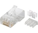 RJ45 Stecker, CAT 6A UTP ungeschirmt; RJ45 Stecker, CAT 6A UTP ungeschirmt - für Rundkabel mit Einfädelhilfe