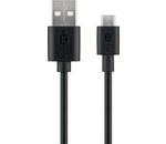 micro-USB Datenkabel (USB-A -> micro USB B); DAT micro-USB 1,0m schwarz