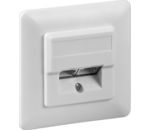 CAT 5e Unterputzdose 2 x RJ45, geschirmt; NET DOSE CAT 5e UP WEISS