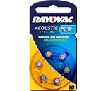 VARTA/Rayovac Acoustic Hörgerätebatterie 10 PR70 Zink-Luft 1,4V 6er