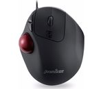 Perixx PERIMICE-517, ergonomische Trackball Maus, USB-Kabel, schwarz