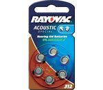 VARTA/Rayovac Acoustic Hörgerätebatterie 312 PR41 Zink-Luft 1,4V 6er