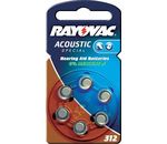 VARTA/Rayovac Acoustic Hörgerätebatterie 312 PR41 Zink-Luft 1,4V 6er