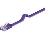 CAT 6 Netzwerkkabel Flachkabel; CAT FLAT 6-0050 U/UTP VIOLETT 0.50m