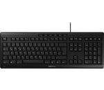 CHERRY TAS STREAM KEYBOARD schwarz Europa-Layout