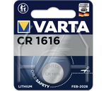 VARTA Batterien Lithium Knopfzellen CR1616 6616 1er-Bli
