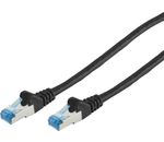 Patchkabel cat6A S/FTP PIMF schwarz 10,0m