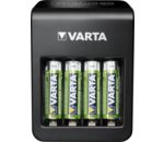 VARTA LCD Plug Charger+ Batterie Ladegerät inkl. 4x AA Akkus 2100mAh