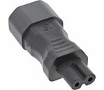 InLine Netzadapter IEC 60320 C14 / C7, 3pol. Kaltgeräte zu 2pol.