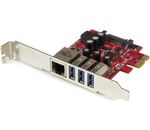 StarTech.com 3 PORT PCIE USB 3.0 CARD + GBE