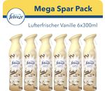 6er Pack Febreze Lufterfrischer Raumduft Weihnachtsduft Vanille Spray 300ml