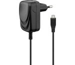Micro USB-Ladegerät 1 A; Micro USB-Ladegerät 1 A, Schwarz, 1.5 m - Netzteil für viele Kleingeräte mit Mirco-USB Anschluss wie z.B. Smartphones
