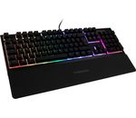 SteelSeries Apex 3 Gaming Tastatur, SteelSeries Whisper-Quiet, RGB - schwarz