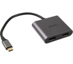Akasa Type-C to Dual HDMI MST Adapter - 4K@60Hz, 4K@30Hz dual