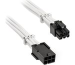 BitFenix Alchemy 6-Pin-PCIe-Verlängerungskabel, 45 cm, sleeved - weiß