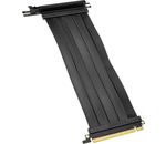 Zalman Riser Flachband-Kabel - PCI-E 4.0 x16, 90 Grad, 22cm - schwarz