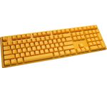 Ducky One 3 Yellow Gaming Tastatur, RGB LED - MX-Silent-Red