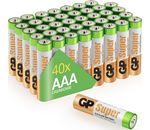 40er-Pack GP Super Alkaline AAA Micro LR03 Batterien 1,5V (40 Stück)
