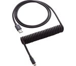 CableMod Classic Coiled Keyboard Cable USB-C zu USB Typ A, Midnight Black - 150cm