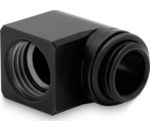 EK Water Blocks EK-Torque Micro Adapter 90 Grad G1/4 Zoll AG auf G1/4 Zoll IG - drehbar, schwarz