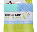 NIGRIN smart'n green Mikrofasertuch, recycelt 2 Stk.