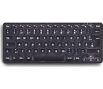 Perixx PERIBOARD-732B DE, Mini-Tastatur Wireless, mit Hintergrundbeleuchtung, schwarz