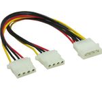 GoConn Y-Stromversorgungskabel; 2 x 5,25 Molex