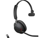 Jabra Evolve2 65 Wireless PC Headset schwarz Mono – Noise Cancelling UC