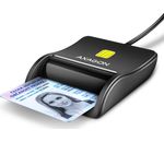 AXAGON CRE-SM3N USB Smart Card FlatReader