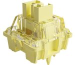 AKKO V3 Pro Cream Yellow Switches, mechanisch, 5-Pin, linear, MX-Stem, 50g - 45 Stück