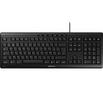 CHERRY TAS STREAM KEYBOARD schwarz belgisches Layout