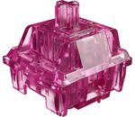 AKKO CS Crystal Wine Red Switches, mechanisch, 3-Pin, linear, MX-Stem, 45g - 45 Stück