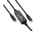 InLine USB 3.2 Gen.1 Aktiv-Kabel, USB-C Stecker an USB-C Stecker, schwarz, 5m