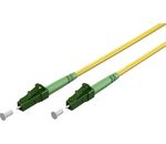 Glasfaserkabel (FTTH), Singlemode (OS2) Yellow, (Simplex), 10 m; LC-APC (8°) Stecker > LC-APC (8°) Stecker, halogenfreier Kabelmantel (LSZH), Lichtwellenleiter (LWL); Kabellänge; 10 m