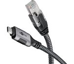 Ethernet-Kabel USB-C™ 3.1 auf RJ45, 3 m; verbindet Router, Modem oder Netzwerk-Switch mit dem USB-C™-Port von Laptop, Tablet oder Smartphone