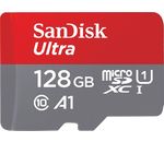 SanDisk 128GB Ultra microSDXC 140MB/s+SD Adapter