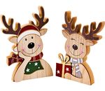 Holzdeko Rentiere "Svejna & Mats"