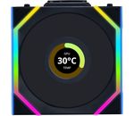 Lian Li UNI FAN SL Wireless LCD Lüfter, ARGB, PWM - Reverse Blade, 120 mm, schwarz