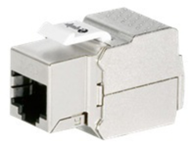 EQUIP 8 x Keystone Jack Cat.6 voll geschirmt werkzeugfreier Anschluss