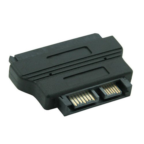 10x InLine Adapter SATA 22pol. Stecker 7+15 -> Slimline SATA 13pol. Buchse 7+6