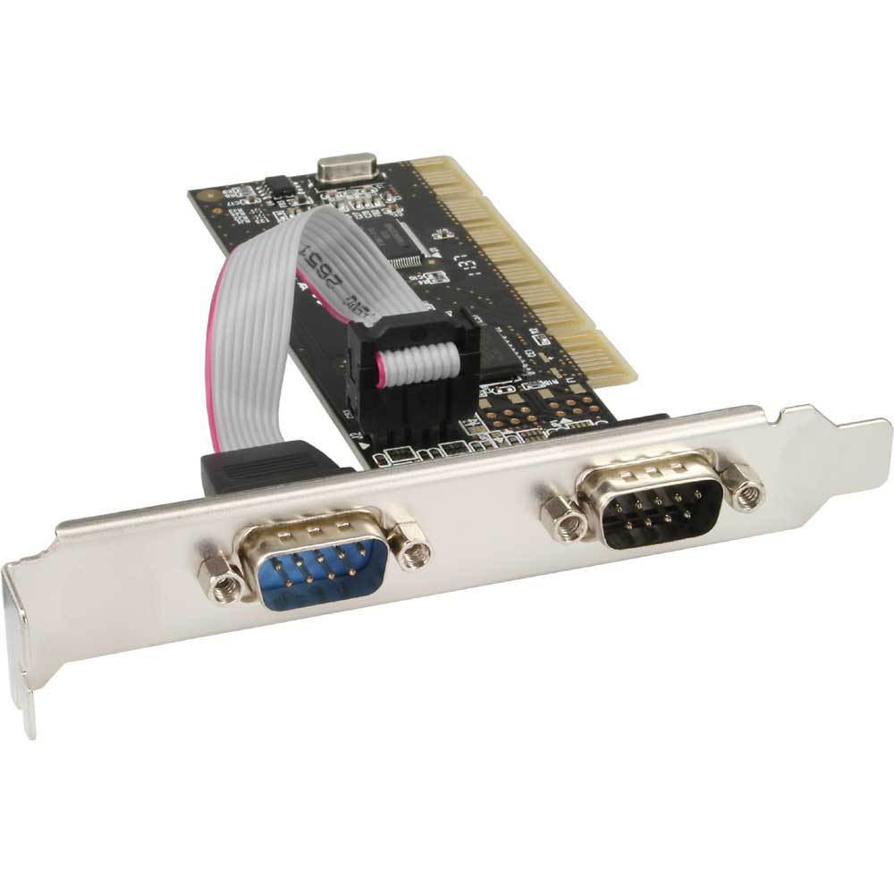 3x Schnittstellenkarte, InLine, 2x 9pol seriell PCI